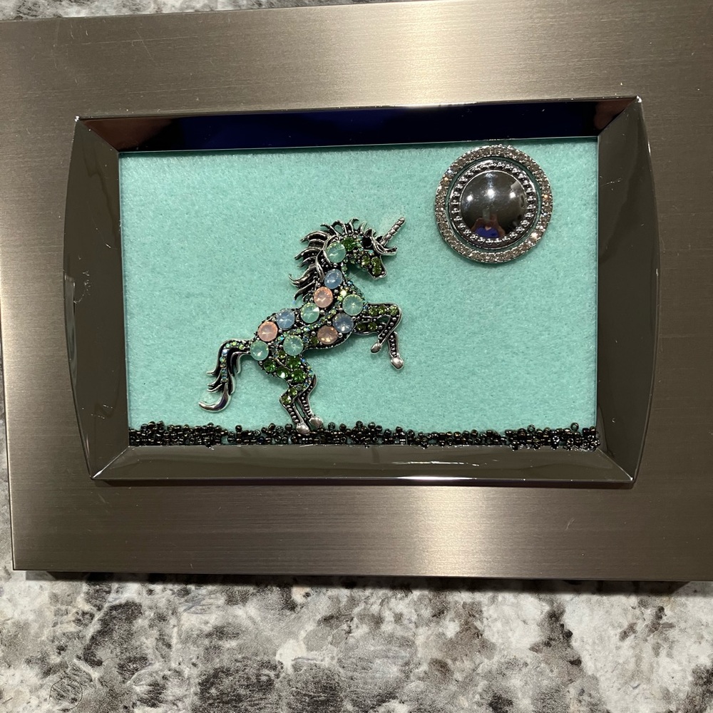 FRAMED JEWELRY ART PICTURE. HANDMADE UNIQUE OOAK GIFT 💝 IDEA